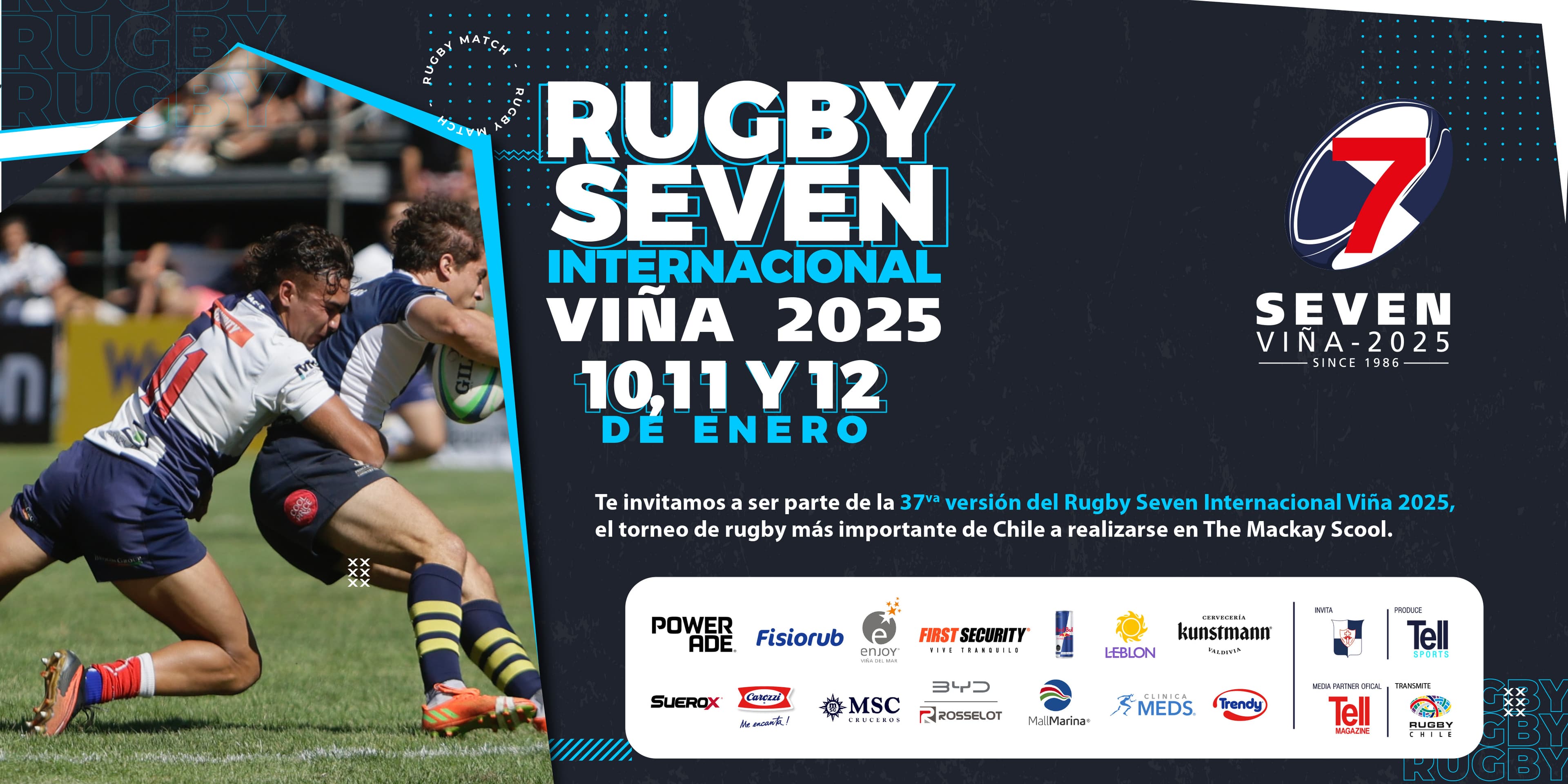 Rugby Seven Internacional Viña 2025 - Portada de eventos